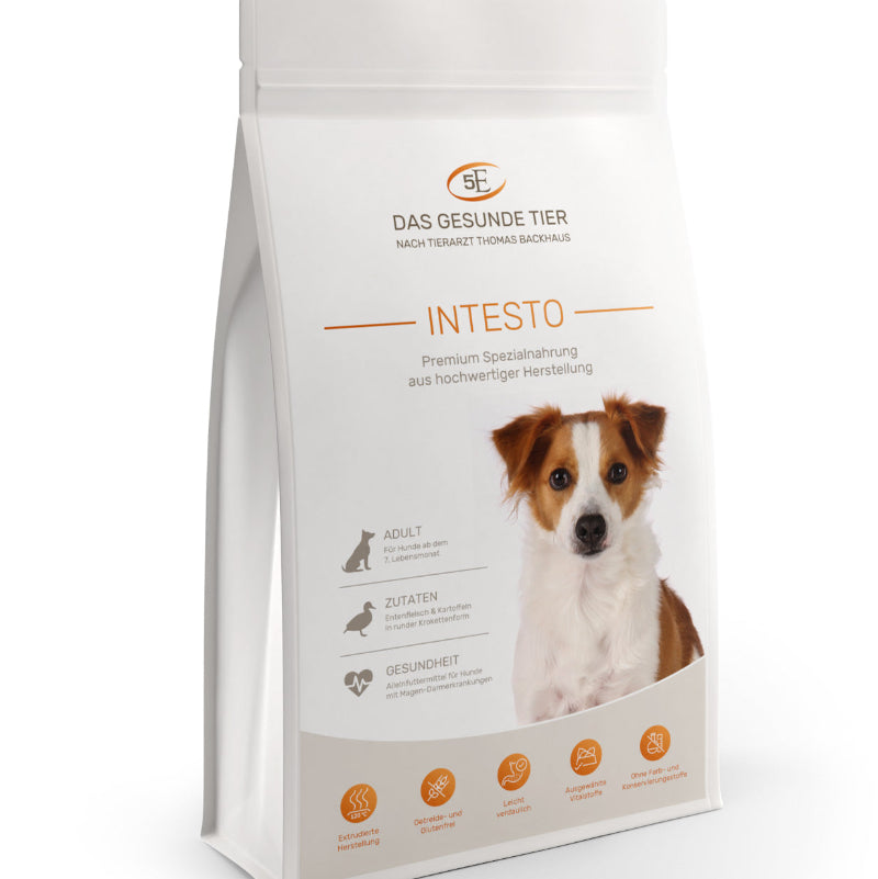 INTESTO Getreidefreies Spezialfutter - Das Gesunde Tier - 5 kg