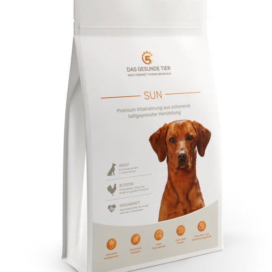 SUN - Kaltgepresstes Hundefutter - Das Gesunde Tier - 10 kg