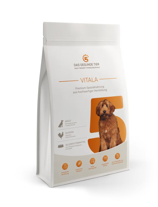 Kaltgepresstes Trockenfutter Vitala - Das gesunde Tier - 1 kg