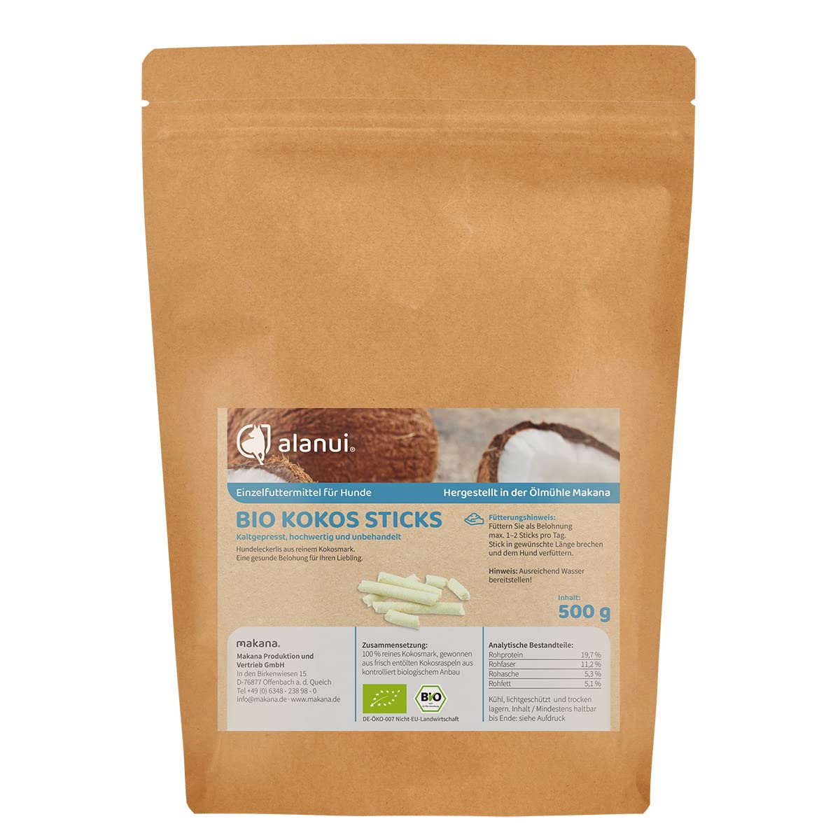 BIO Kokos-Sticks, 500 g