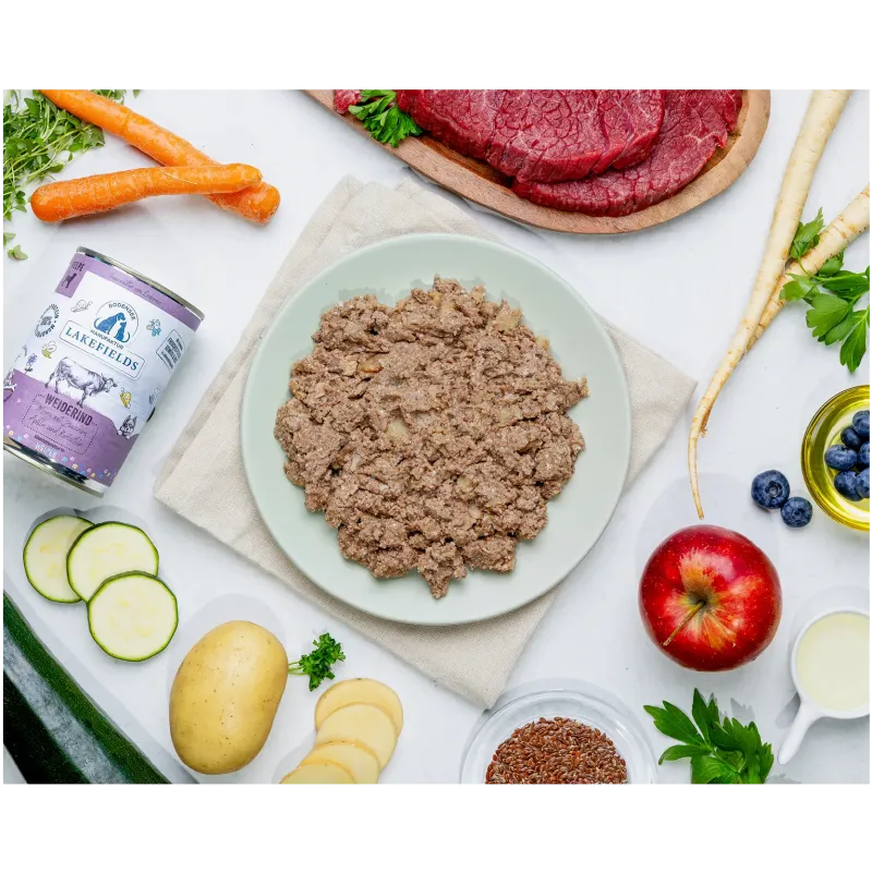 Lakefields | Menü Rind für Welpen