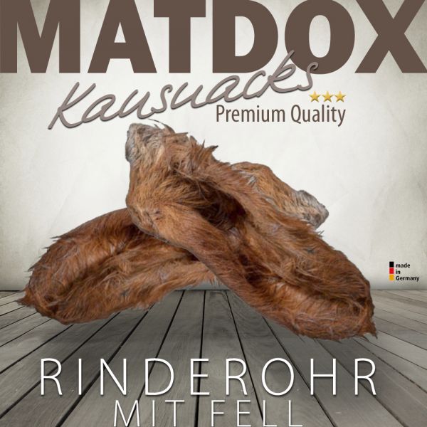 Matdox Rinderohren mit Fell | 10 Stk.