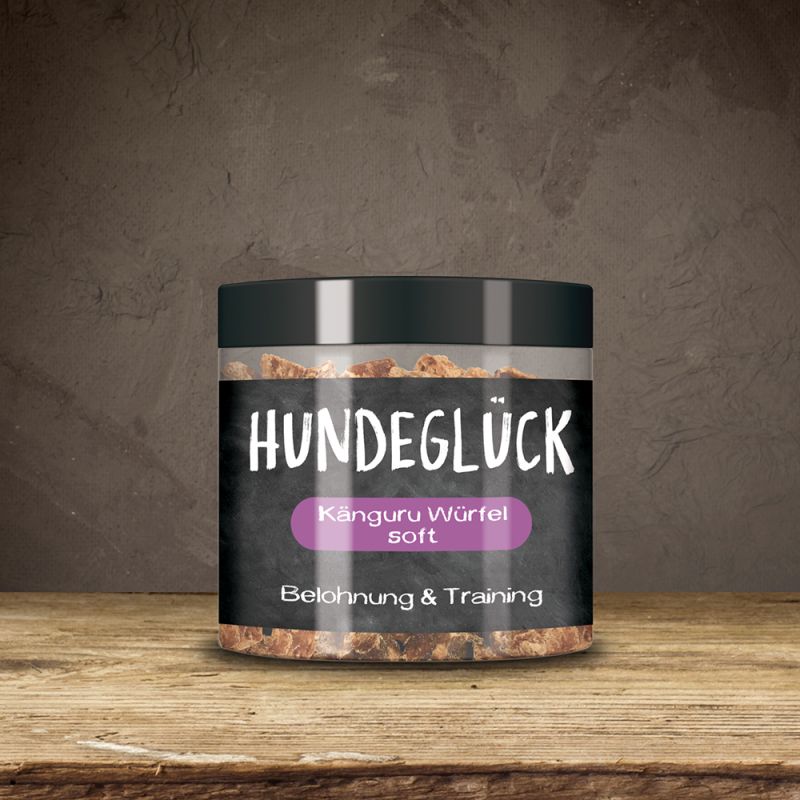 Hundeglück soft Würfel 85g - Känguru