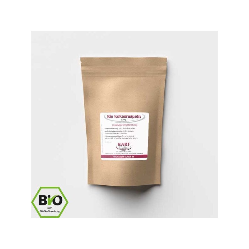 Barfkultur Bio Kokosraspeln 250g