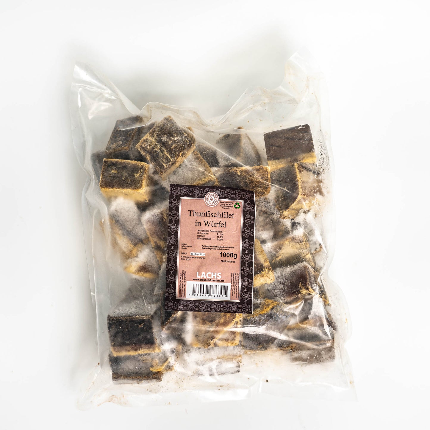 P+P - Thunfischfilet in Würfel 1kg