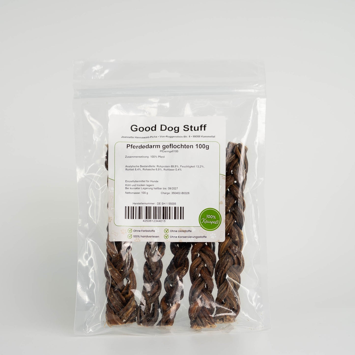 ♥️ Pferdedarm, geflochten 100g