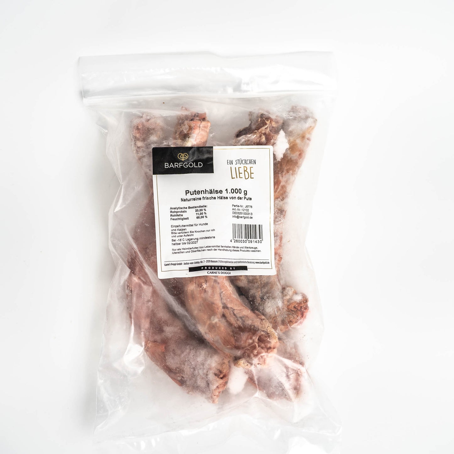Barfgold - Putenhälse 1kg