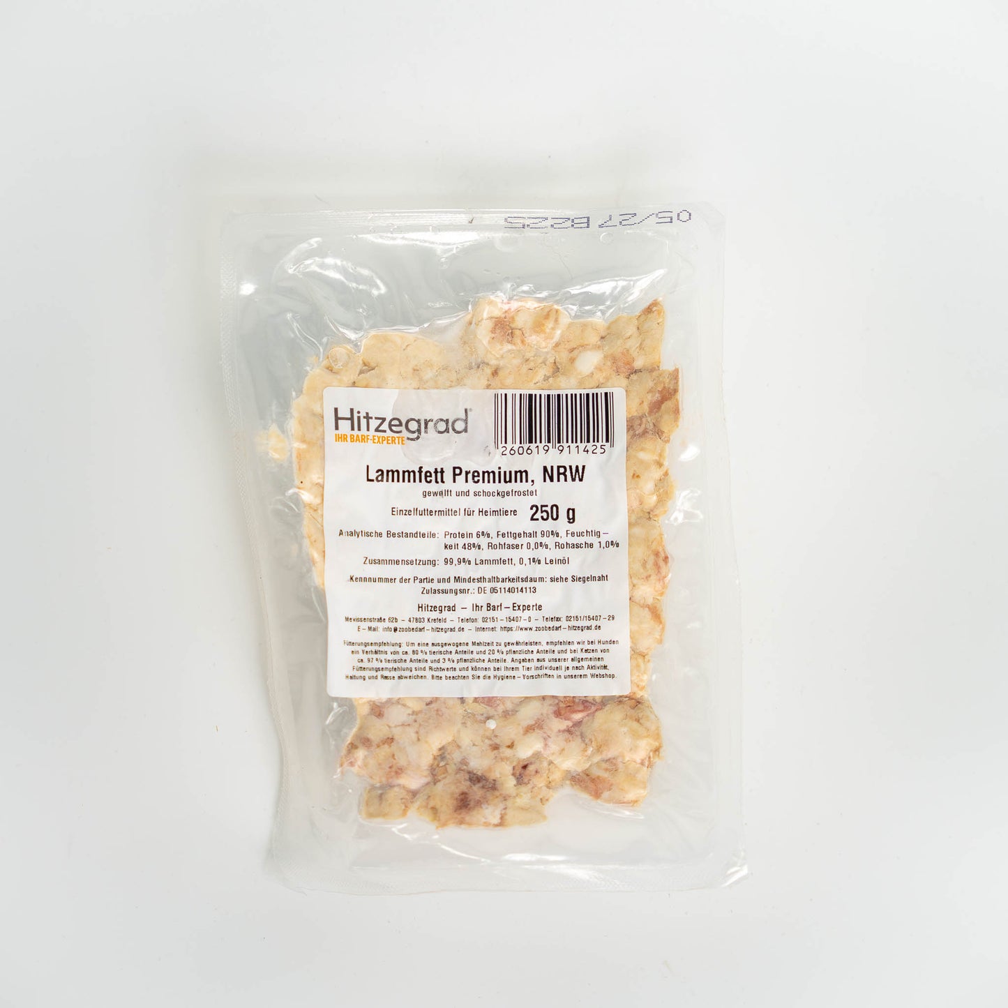 Hitzegrad - Lammfett Premium 250g