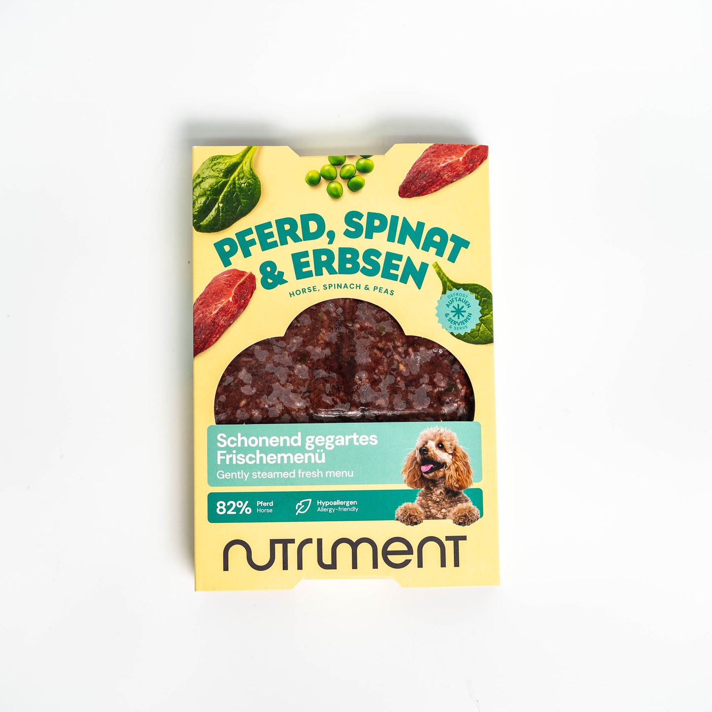 nutriment - Pferd, Spinat & Erbsen 400g