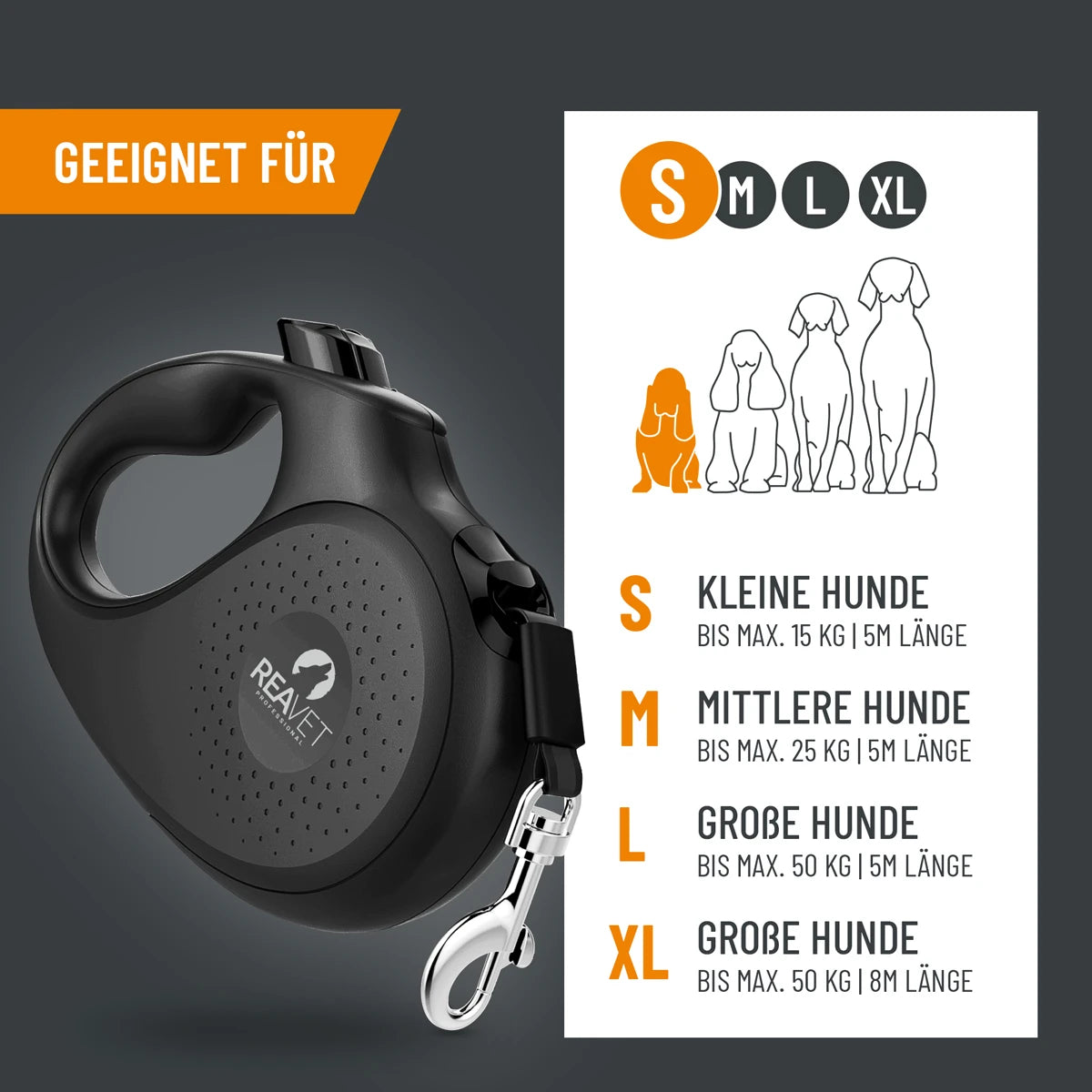 Reavet - Hundeleine - 2 Größen