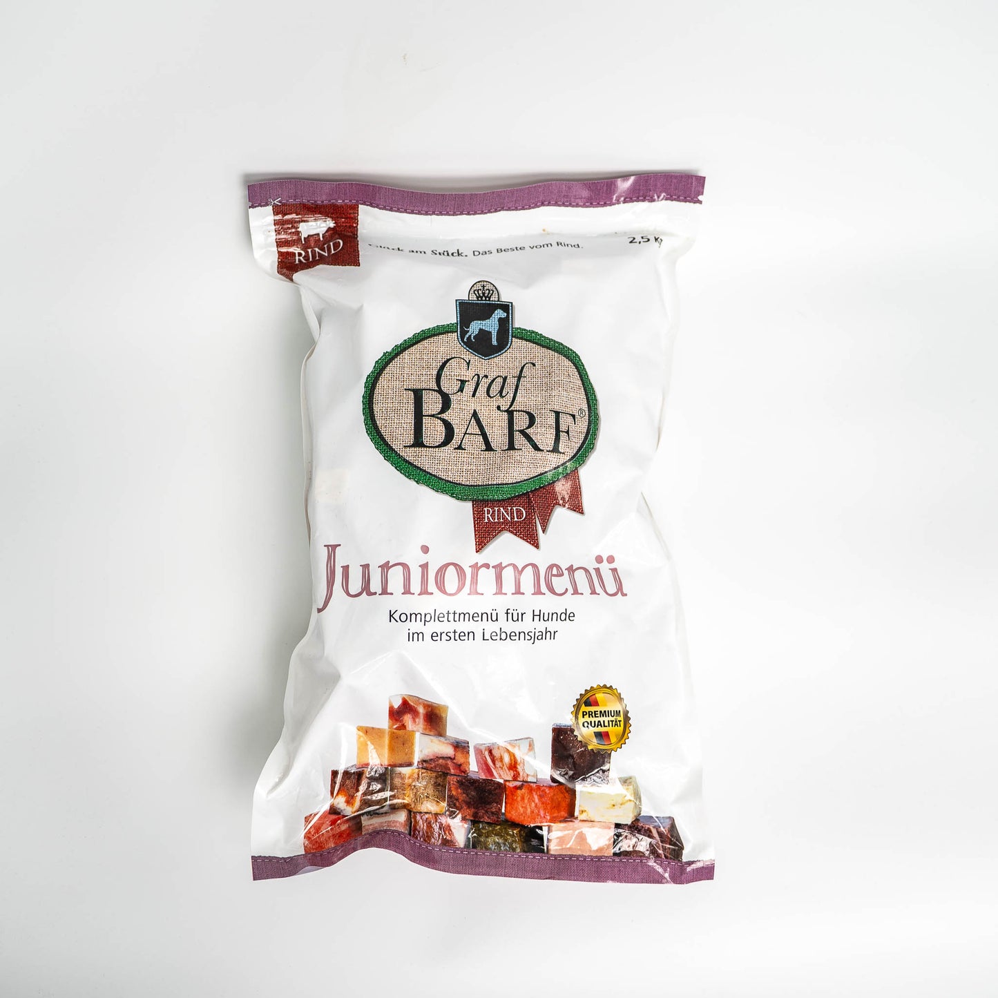 Grafbarf - Juniormenü Rind für Hunde im 1. Lebensjahr 2,5kg