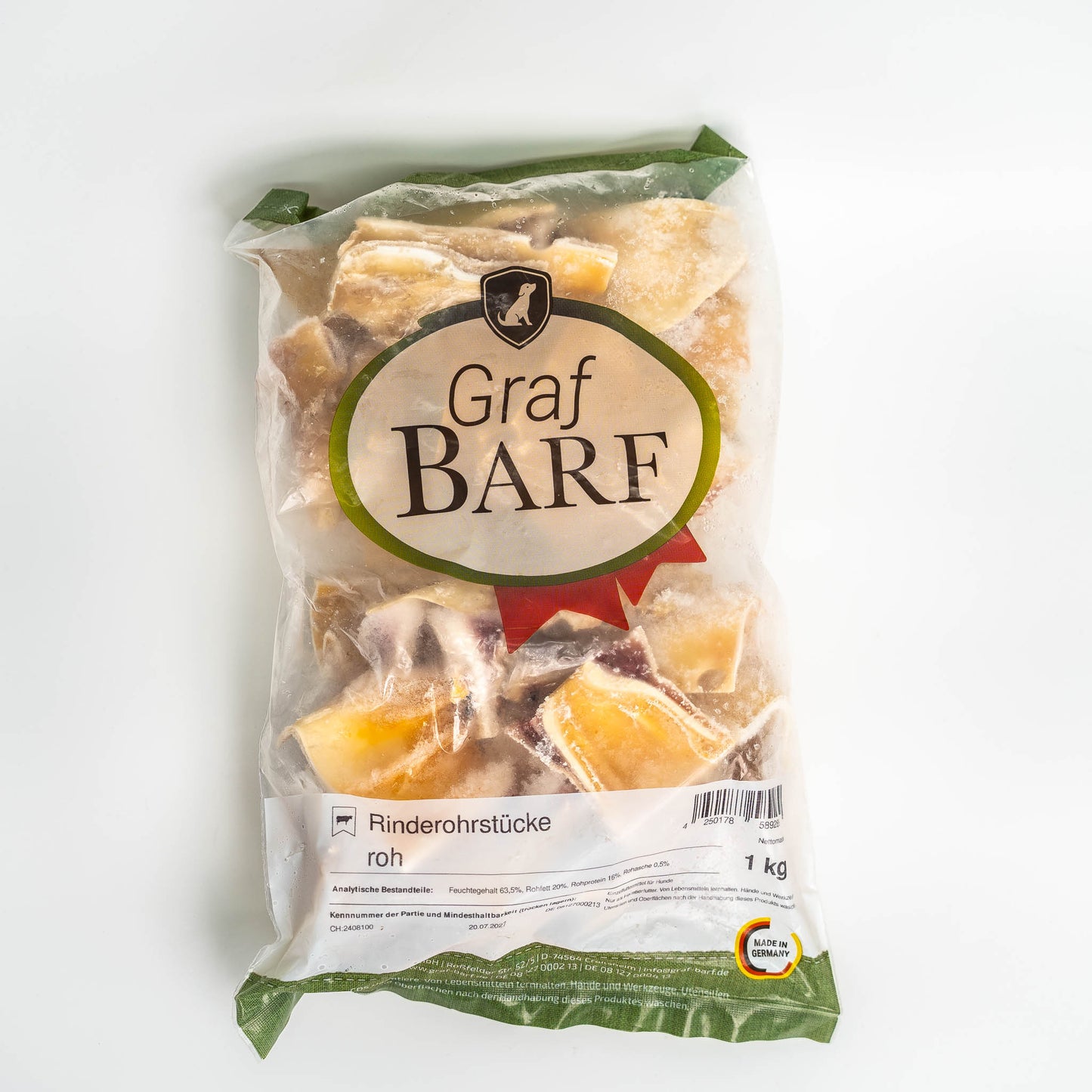 Grafbarf - Rinderohrstücke roh 1kg
