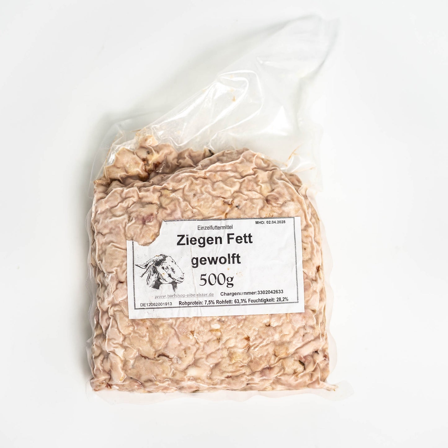 Ziegenfett gewolft 500g