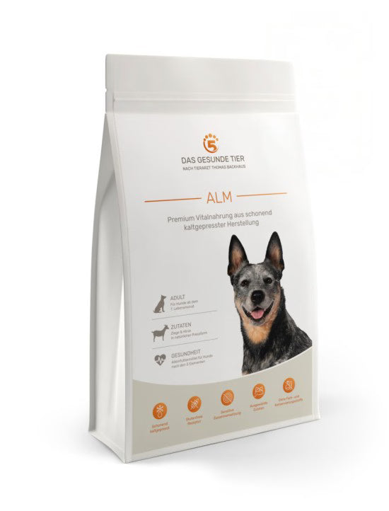 ALM Kaltgepresstes Hundefutter - Das Gesunde Tier - 10 kg