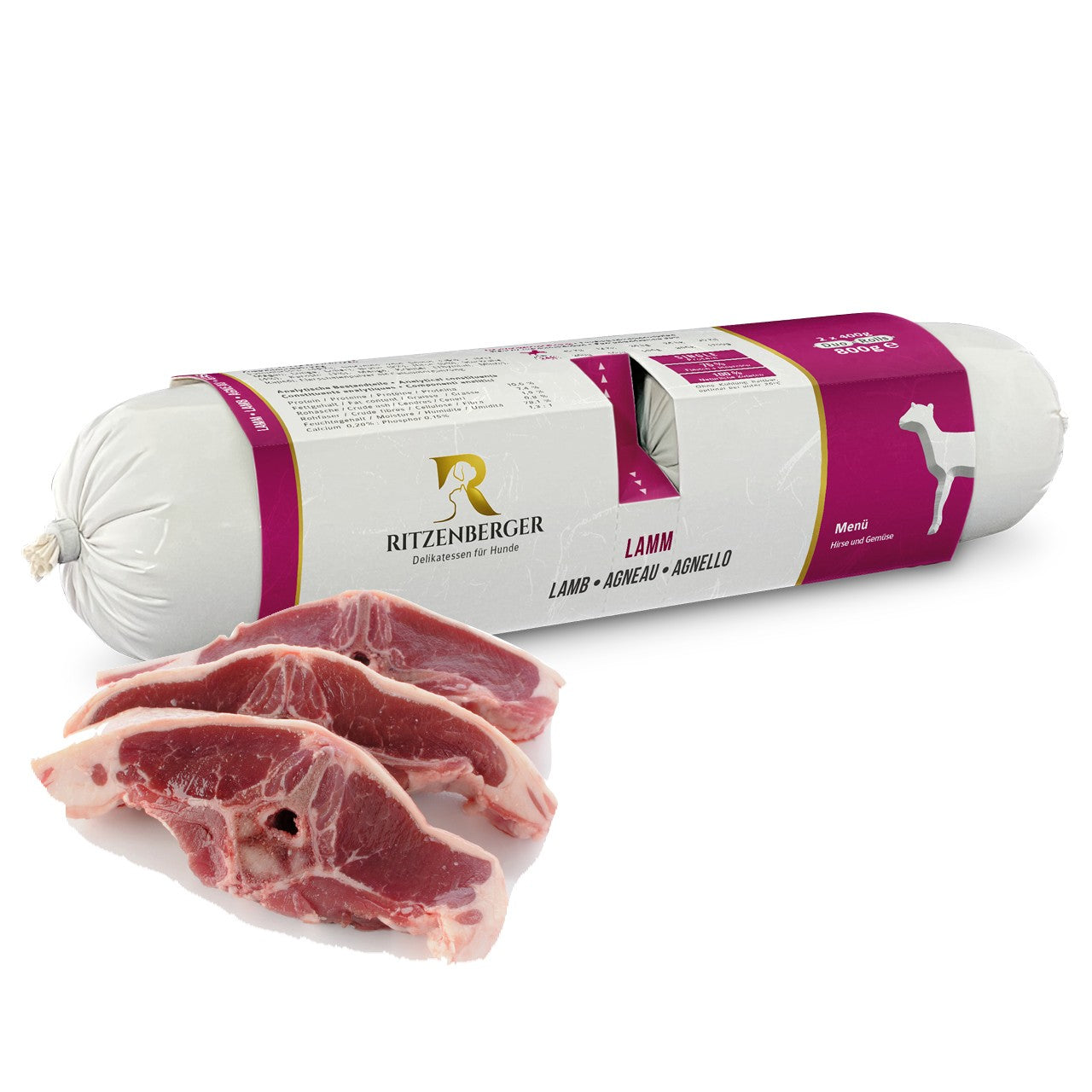Ritzenberger | Lamm mit Hirse und Gemüse / Duo-Rolls 2 x 400g