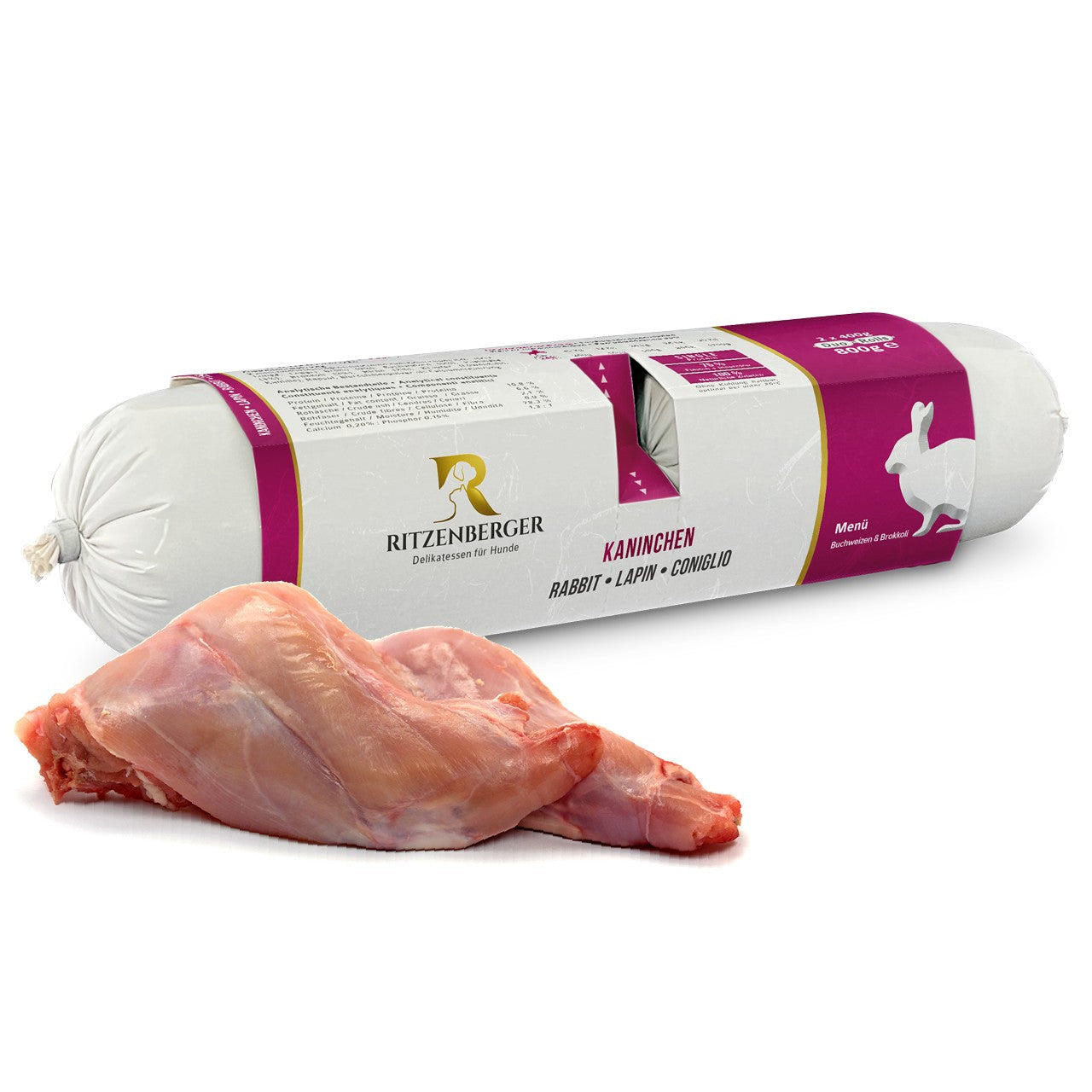 Ritzenberger | Kaninchen mit Buchweizen / Duo-Rolls 2 x 400g