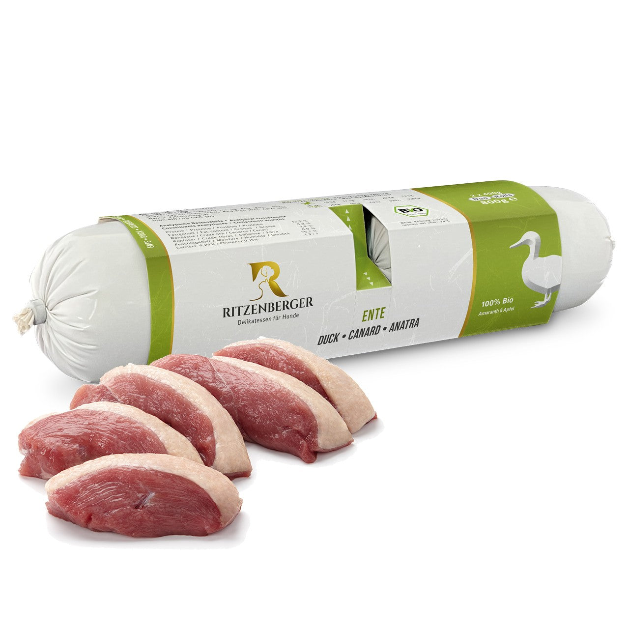 Ritzenberger | Bio-Ente mit Amaranth / Duo-Rolls 2 x 400g