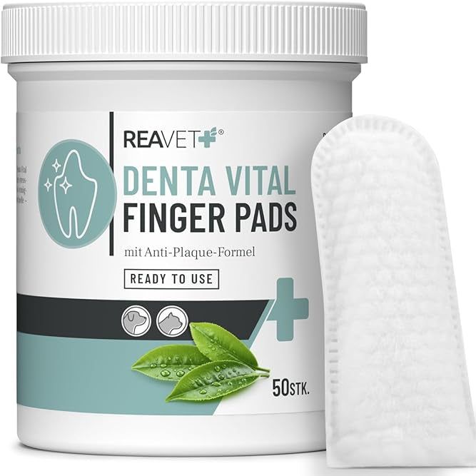 REAVET Denta Vital - Zahnpflege Finger-Pads - 50 Stück