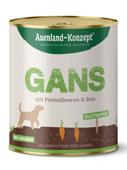 Auenland | Gans mit Preiselbeeren