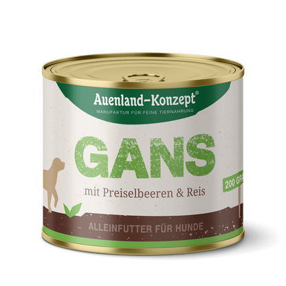 Auenland | Gans mit Preiselbeeren