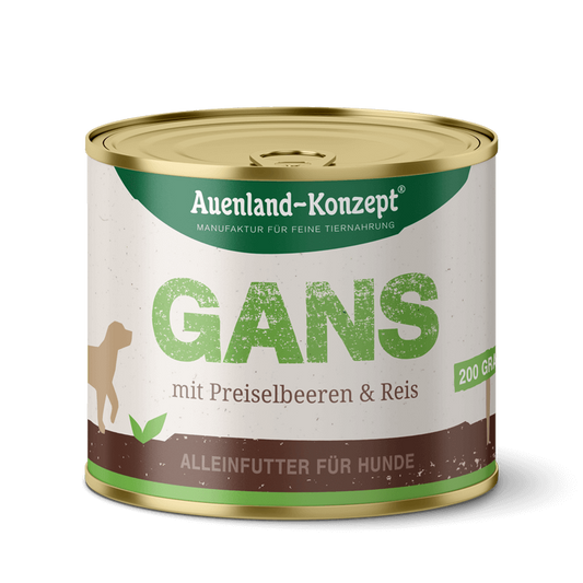 Auenland | Gans mit Preiselbeeren