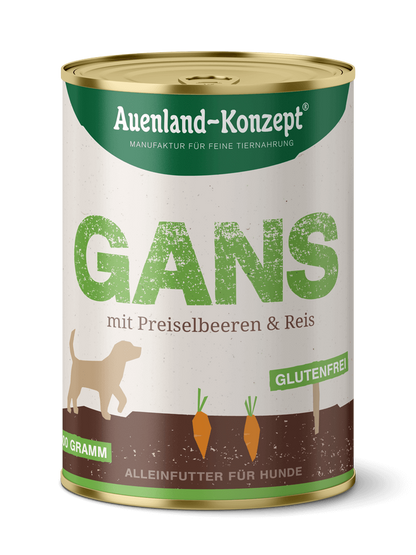 Auenland | Gans mit Preiselbeeren