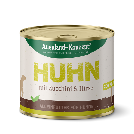 Auenland | Huhn mit Zucchini und Hirse