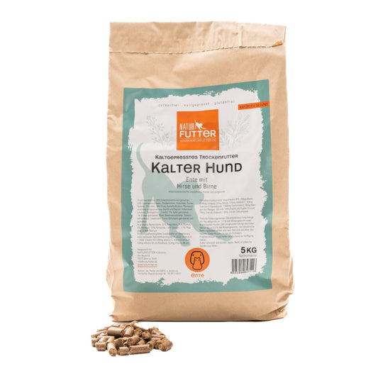 Kalter Hund Ente mit Hirse & Birne, kaltgepresst - 5 kg