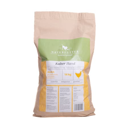 Naturfutter Kalter Hund Huhn & Reis - 14 kg