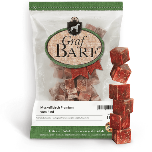 Grafbarf - Muskelfleisch Premium Rind 1kg