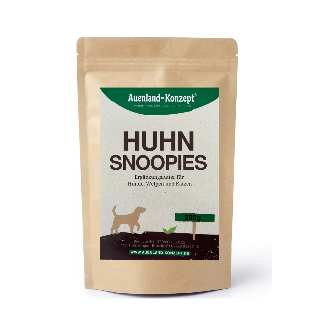 Auenland Huhn Snoopies 200 g