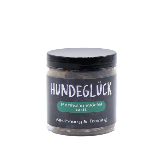 Hundeglück soft Würfel 85g - Perlhuhn