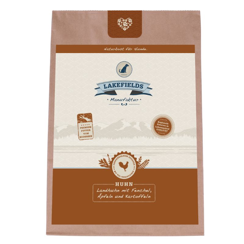 Lakefields Trockenfleisch-Menü - Huhn  - 1kg