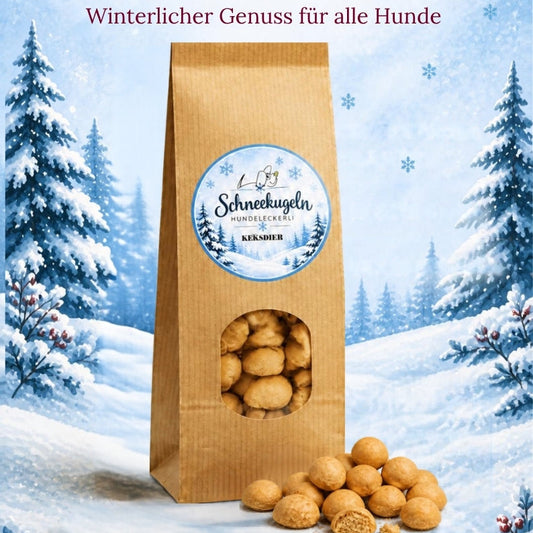Keksdieb Weihnachtskekse Schneekugeln 60g