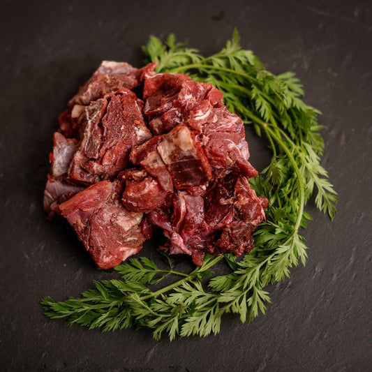 P+P - Hirschfleisch in Würfeln roh 1kg