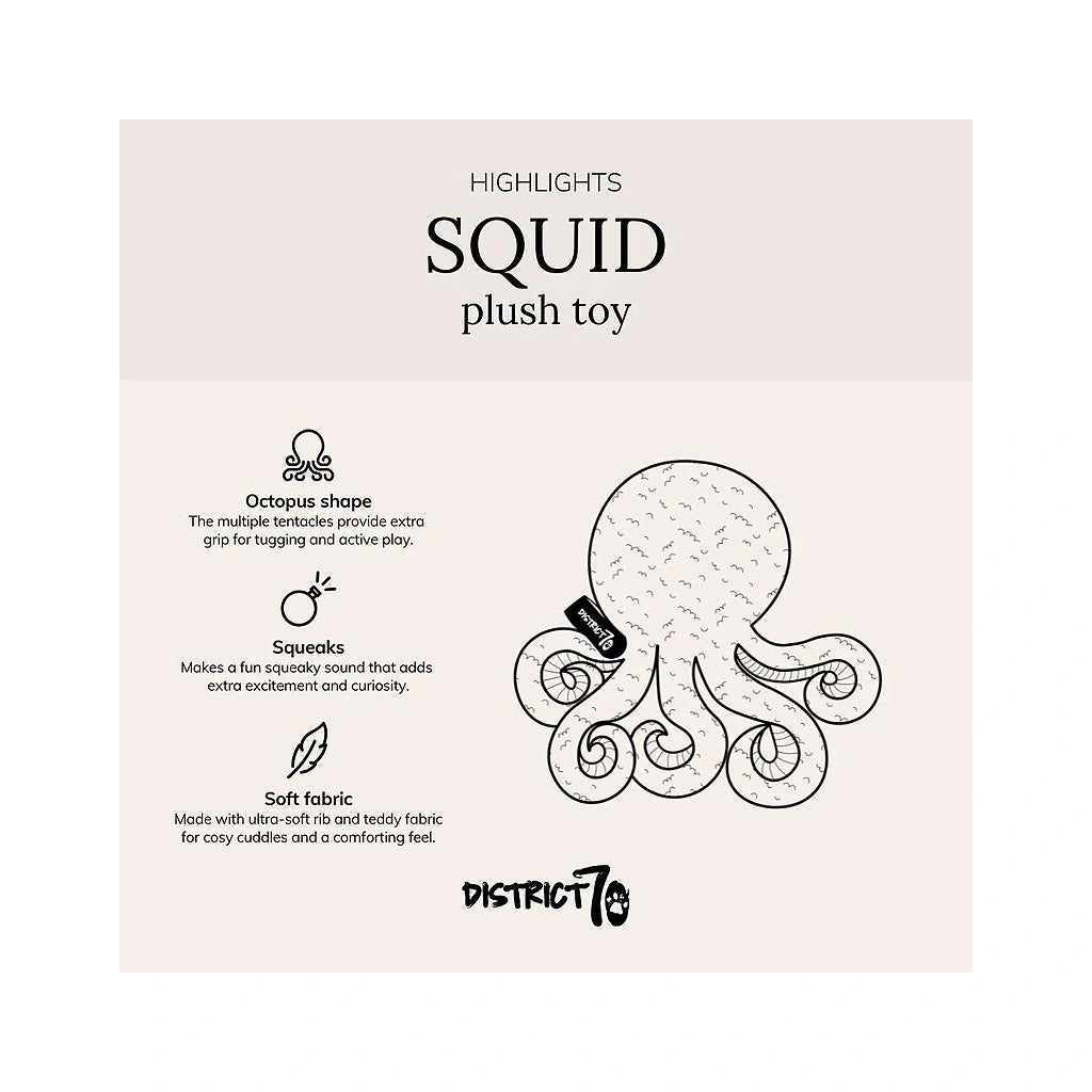 SQUID Oktopus Kuschelspielzeug