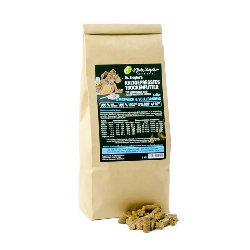Dr. Ziegler's Trockenfutter Weissfisch & Vollkornreis 1kg