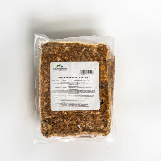 haustierkost - BARF Komfort PLUS mit Lachs 1kg