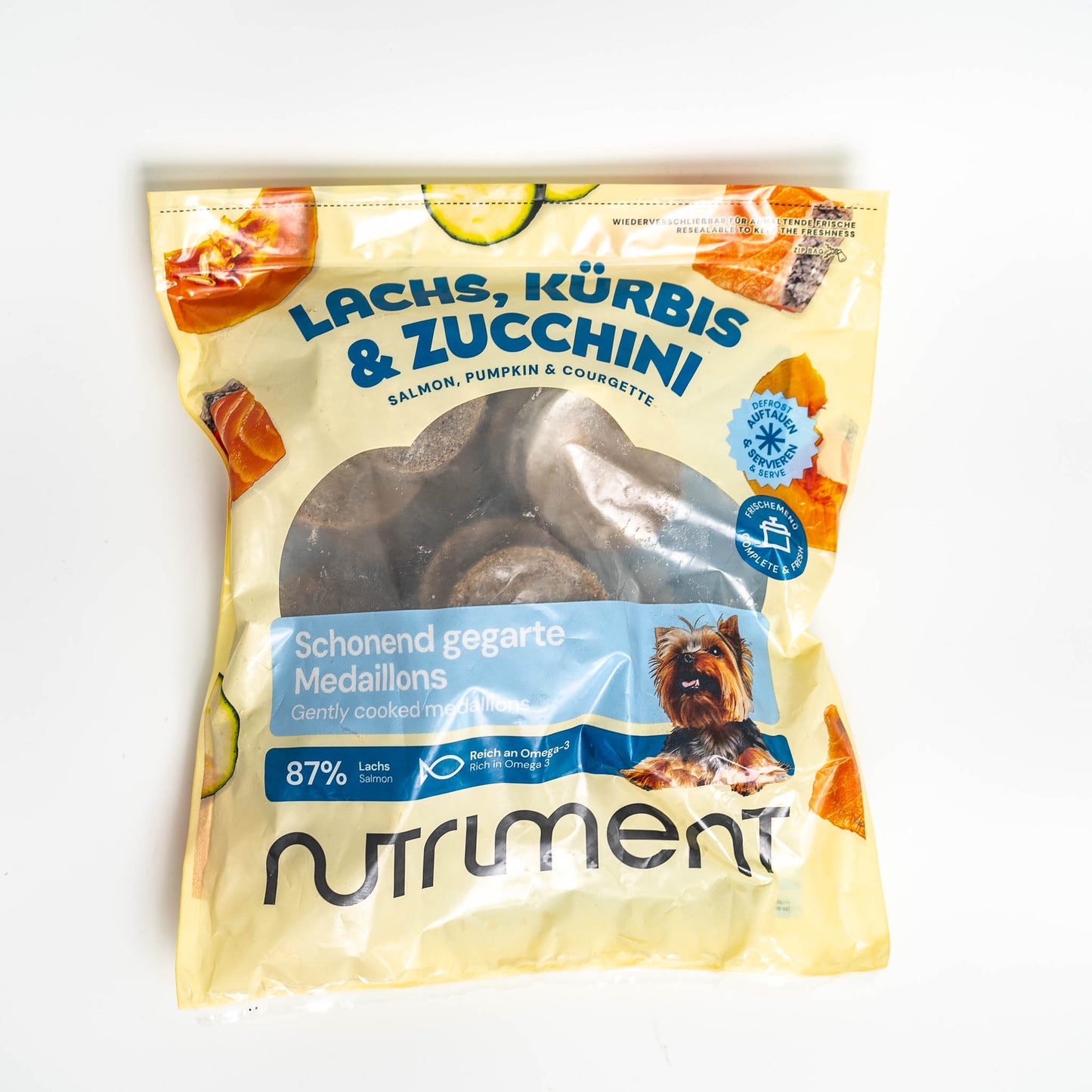 nutriment - Lachs, Kürbis & Zucchini Medaillons 800g