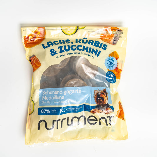 nutriment - Lachs, Kürbis & Zucchini Medaillons 800g