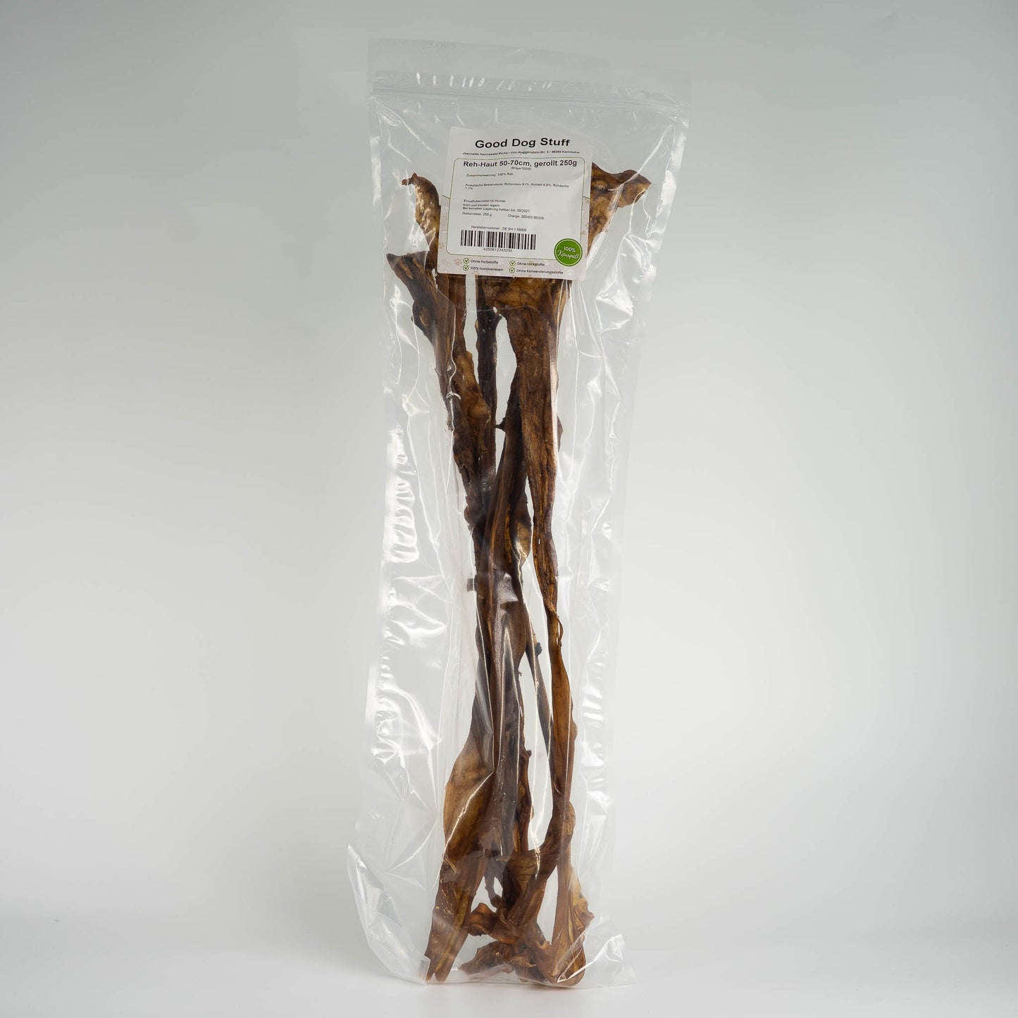 ♥️ Reh-Haut 50-70cm, gerollt