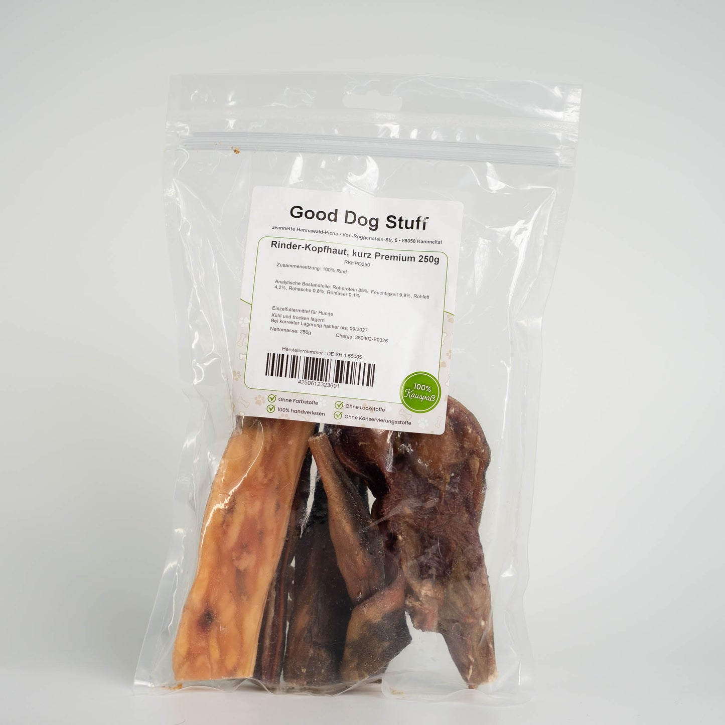 ♥️ Rinder-Kopfhaut, kurz 250g