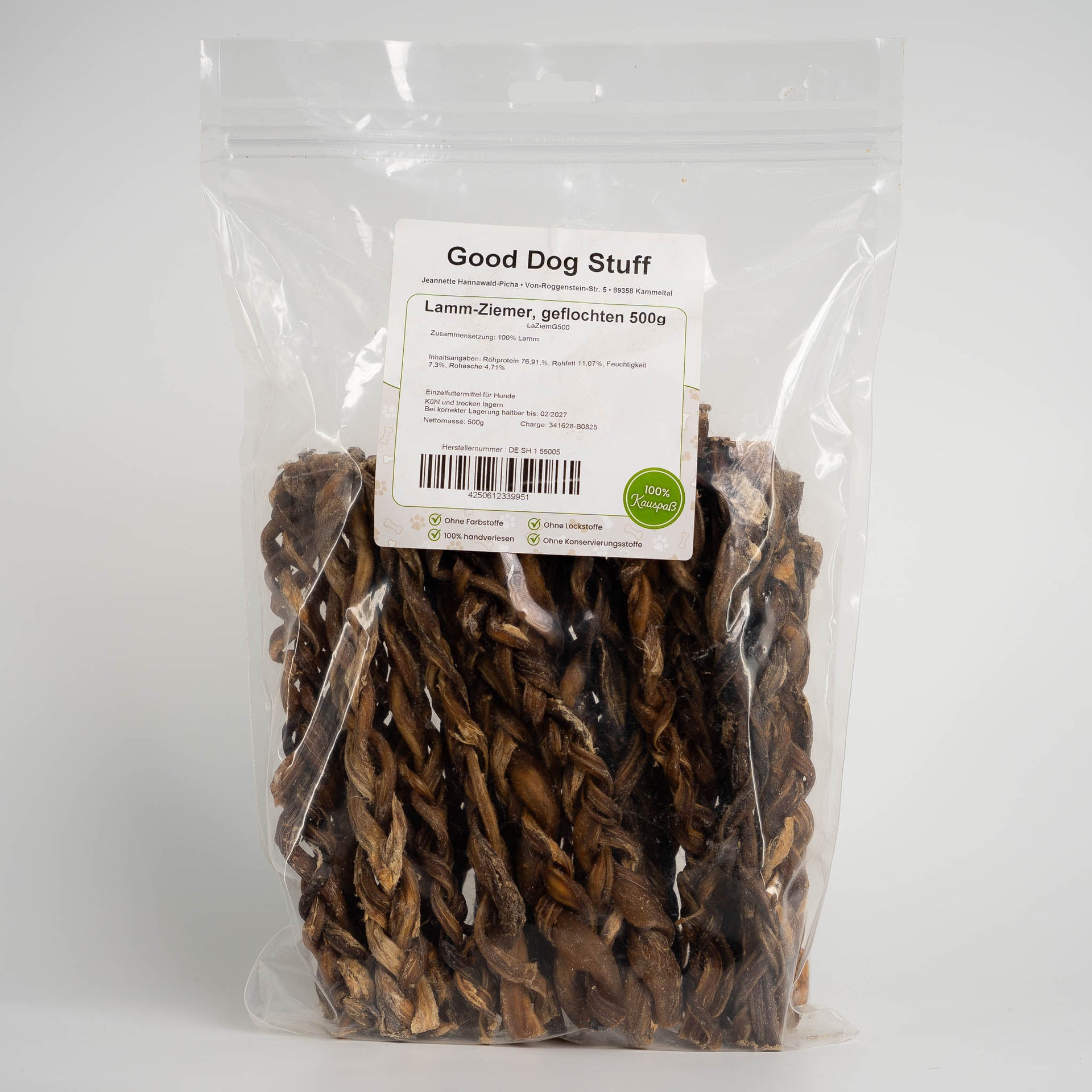 ♥️ Lamm-Ziemer, geflochten 500g