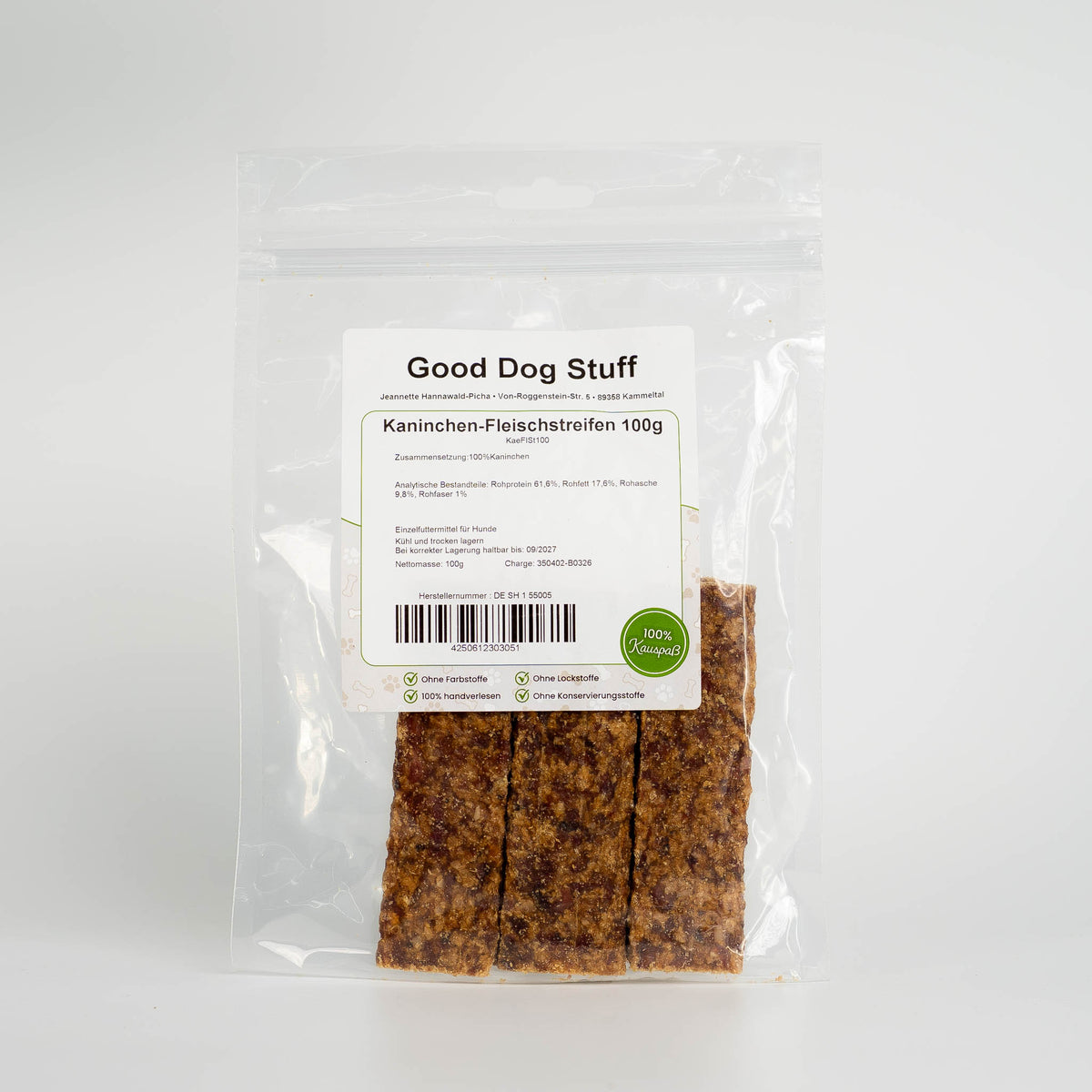 ♥️ Kaninchen-Fleischstreifen 100g