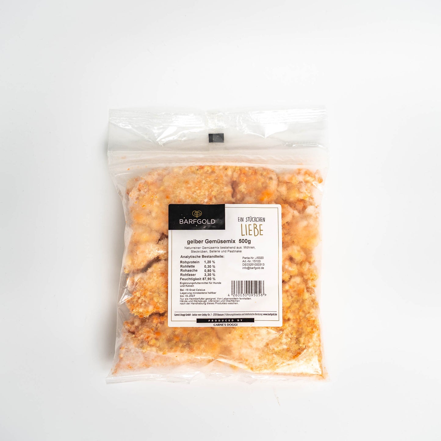Barfgold - gelber Gemüsemix 500g