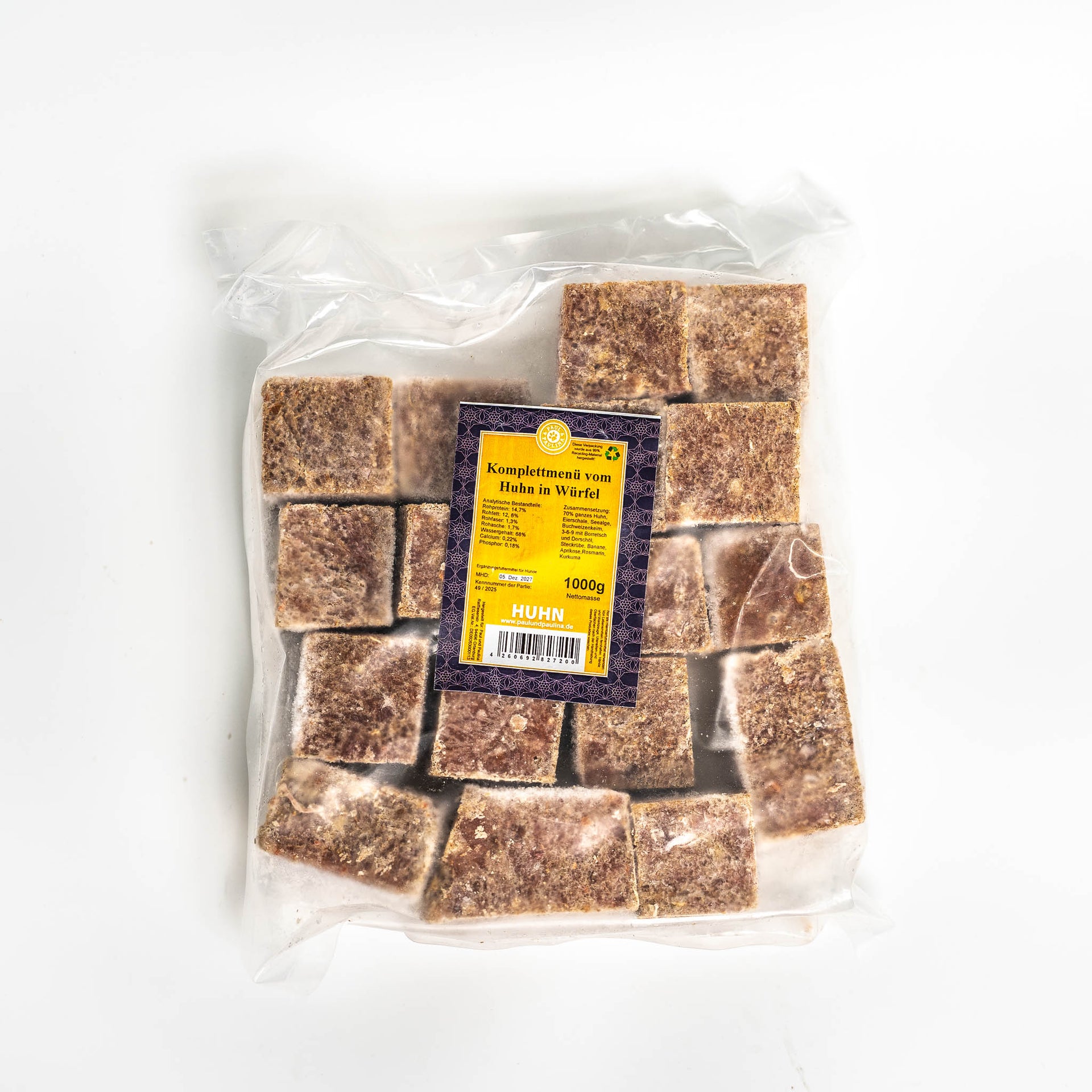 P+P - Komplettmenü vom Huhn in Würfel 1kg