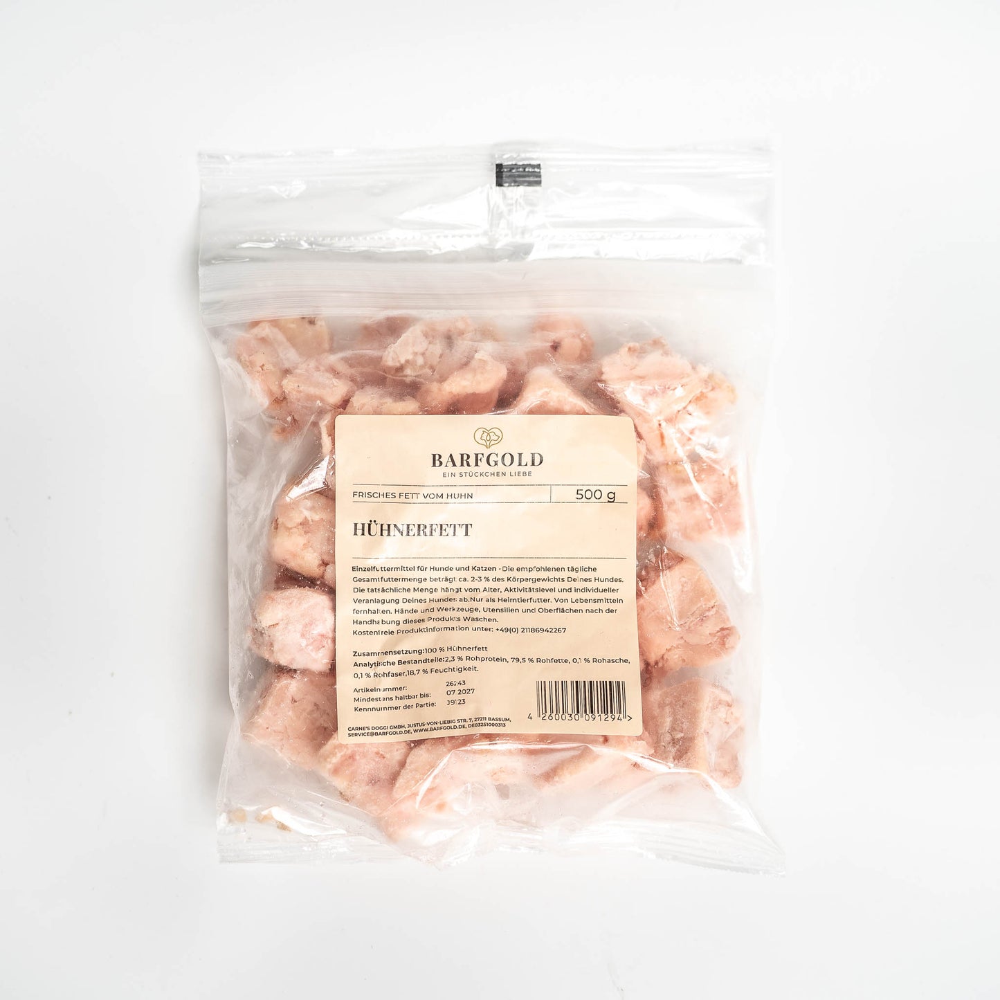 Barfgold - Hühnerfett 500g