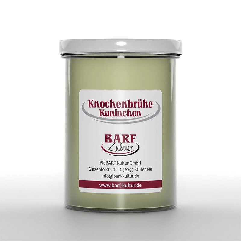 Knochenbrühe Kaninchen 385ml Barfkultur