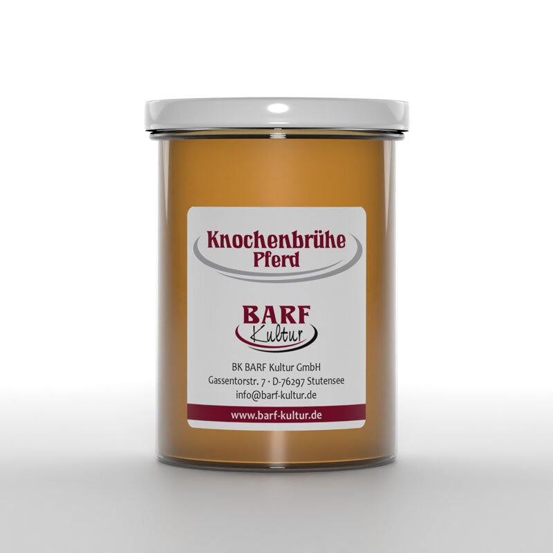 Knochenbrühe vom Pferd 385ml Barfkultur