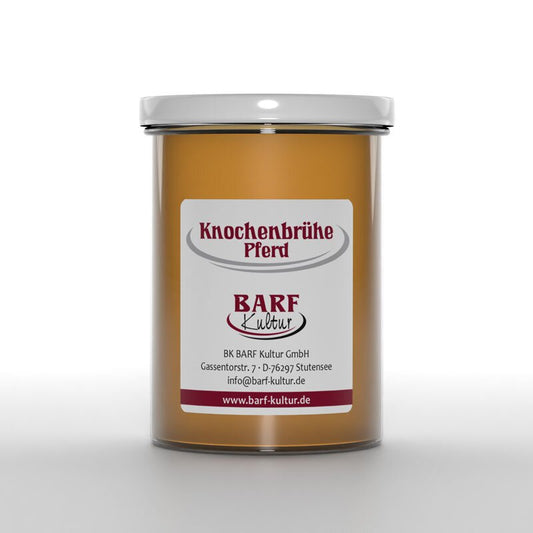 Knochenbrühe vom Pferd 385ml Barfkultur
